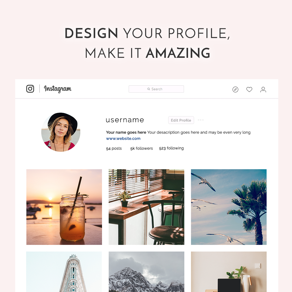 adoreddesignes-instagram-profile-psd-template-3b - AdoredDesigns