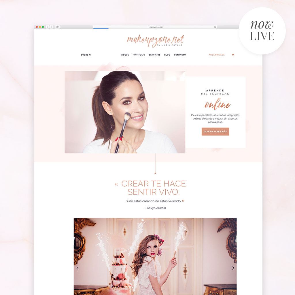 Just launched! Maria Catala fom Makeupzone.net